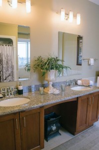 Master Bedroom Ensuite His & Her Sinks